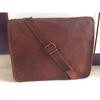 Vintage Bull Leather Tote Men's Briefcase Laptop Case Messenger Shoulder Bag