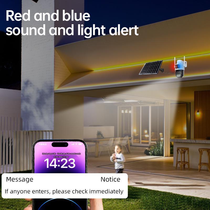 AOV Solar 4G Wireless HD Outdoor Camera with Smart Night Vision for Home Monitoring