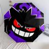 Modello Pokémon Gengar, ombrello pieghevole automatico, design portatile e pieghevole, 8 stecche, un regalo di Natale o di compleanno.