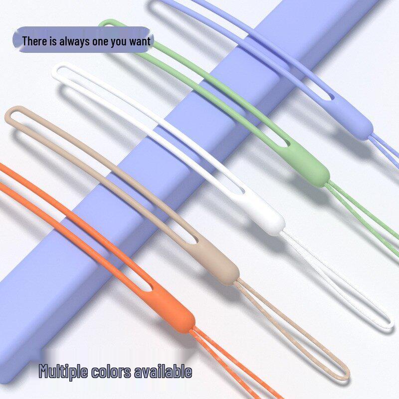 Silicone Wrist Strap Lanyard for Mobile Phones - Anti-lost Silicone Chain Phone Case Attachment.