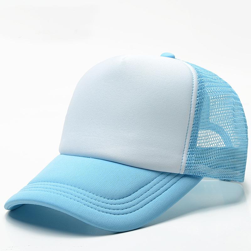 Truck Hat Sponge Mesh Hat Printed Logo Light Board Cap Sun Protection Breathable Sun Hat Sun Hat Embroidery