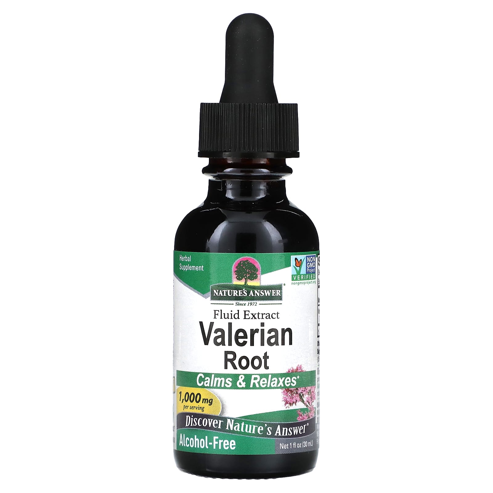 

Nature S Answer, Valerian Root, Alcohol Free, 1,000Mg, 30Ml(1Fl Oz)