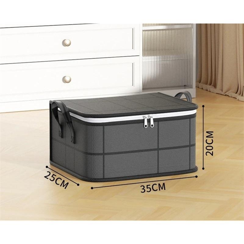 Extra Large Quilt Storage Bag Thick Fabric Clothes Organizer Container for Blanket Bedding Moving Packing