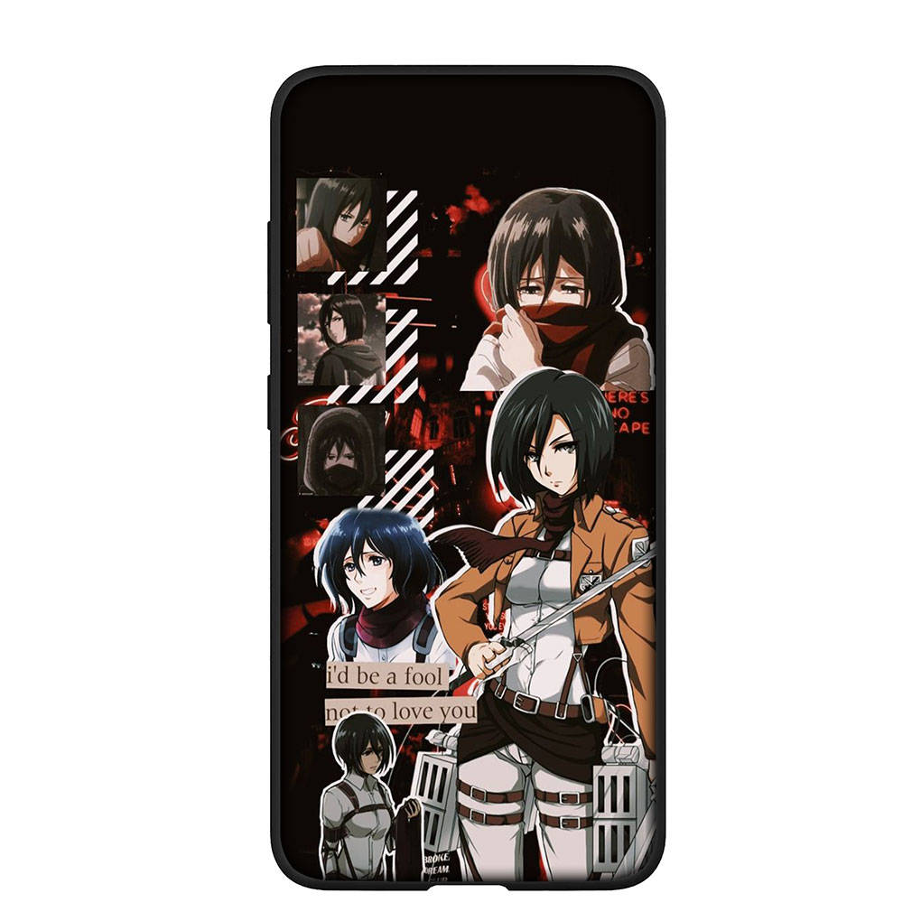 Phone Case for Samsung Galaxy S25 S24 S23 iPhone 16 15 Xiaomi Redmi Note 14 13 12 16E X 8 11 Pro Max OPPO Moto Huawei Anime Levi Attack On Titan Cover