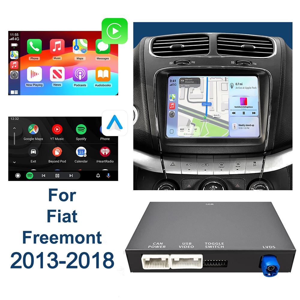 Wireless CarPlay For Fiat Freemont 2013-2018 With Rear Camera