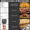 1800W Electric Touch Digital Airfryer Rotisserie Dry Large Cooker 12L Air Fryer Oven