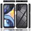 Motorola G22/Moto E32 PET Film Phone Case with Starry Sky Screen Protector