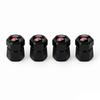 New 4Pcs Aluminum Car Tire Valve Caps Diamond Tyre Valve Airtight Cover Waterproof Dust For T A1 A2 A3 A4 A5 Sline TT Motorcycles