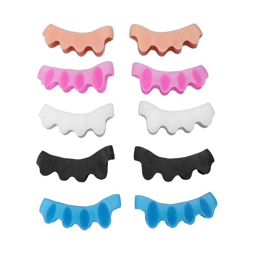 Fingerschutz Zehen Orthopädische Produkte Fünf-Loch Zehenspreizer Zehentrenner Hallux Valgus Korrektur