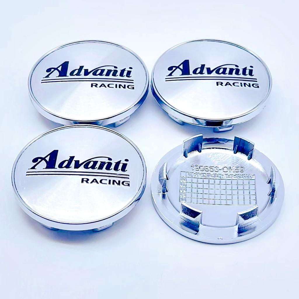4pcs/Lot High Quality ADVAN Racing Emblem Logo 59mm Car Wheel Center Caps High Cap Accessories Wheels Hub Rim Hubcaps Cover