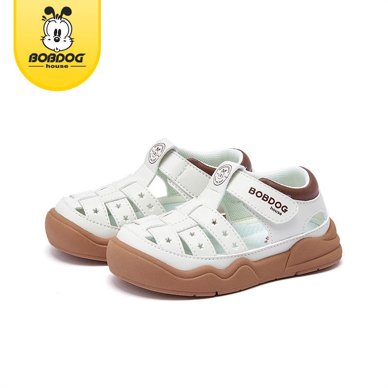 Babu Dou 2025 Summer Closed-Toe Sandals for Boys & Girls - Toddler Walking Shoes