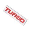 TURBO Emblem 3D Metal Car Sticker Emblem Badge Decal Suitable