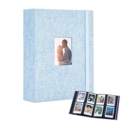 Sunny Glow Instax Album Case, Instax File Holder, Instax Book, Photo Album, Polaroid Camera, Large Capacity, Stylish Photo Storage (Blue)