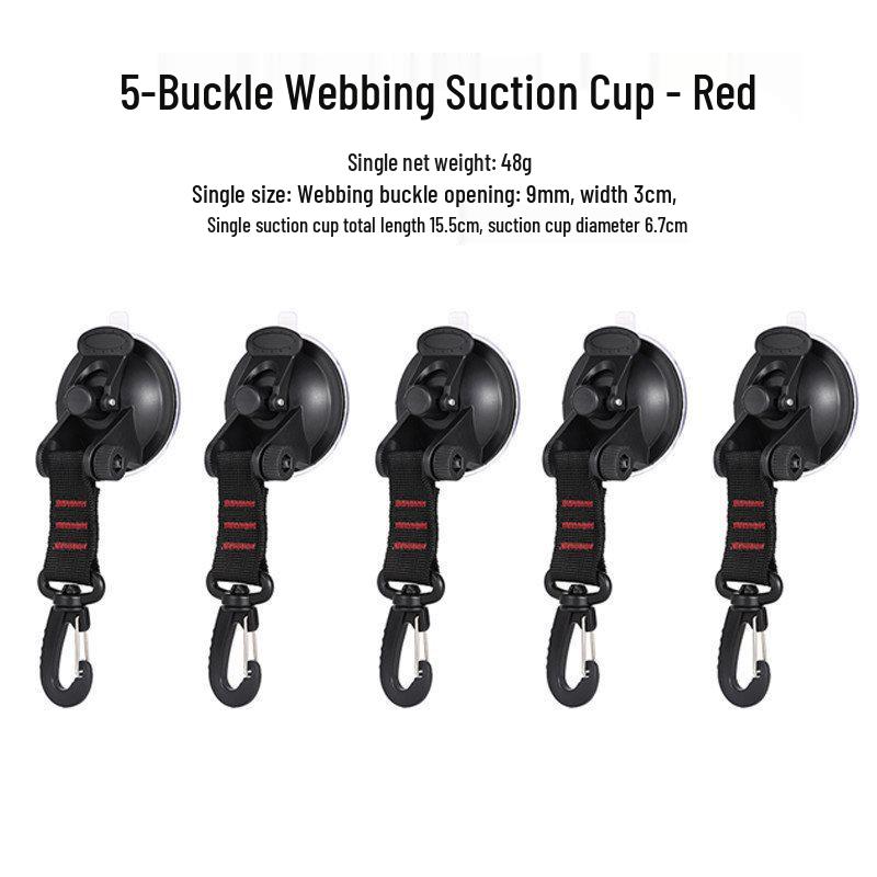 Suction Cup Hook for Wall, Glass, and Car Roof Tent Storage