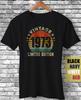 Vintage 1973 Limited Edition Funny Retro Birthday Gift Unisex T-Shirt
