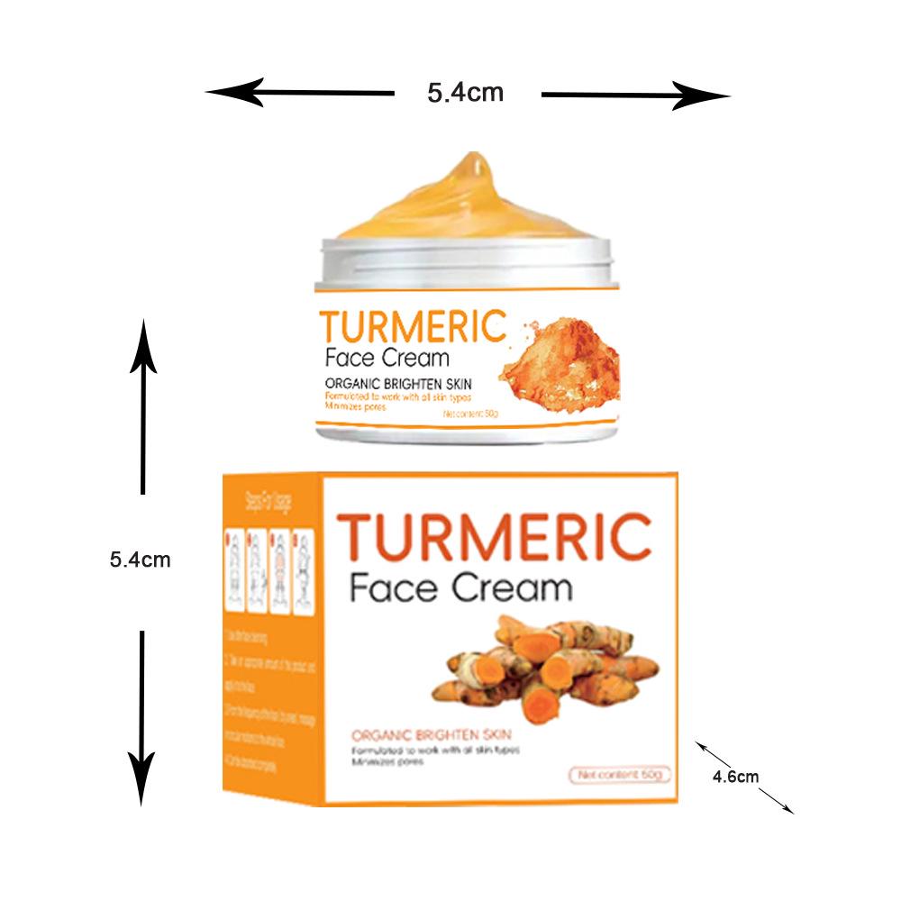 Turmeric Soap & Face Cream Set: Skin Brightening Handmade Soap & Care