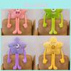 Adorable Long-legged Star Monster Plush Pillow Large Hugging Doll Cartoon Bed Companion Soft Short Plush Stuffed Animal Toy