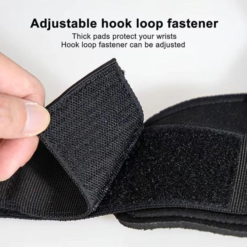 1 paire Crochet de Traction Musculation Poignée Antidérapante Acier Sangle de Poignées Haltère