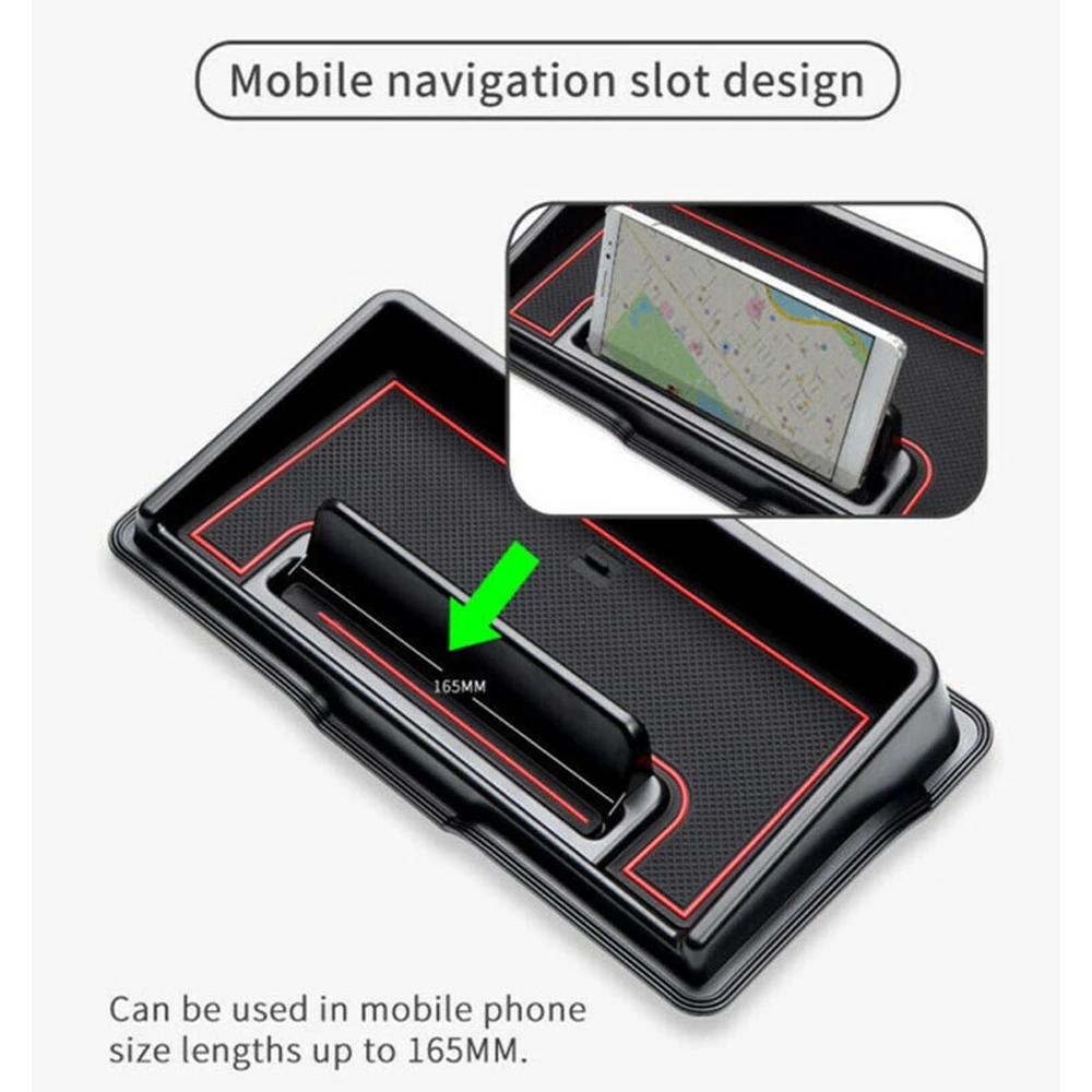 Car Interior Dashboard Storage Box Tray Holder Center Consoles Organizer Phone Stander Bracket For Suzuki Jimny 2019 2020-2025