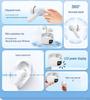 Invisible In-Ear Wireless Hearing Aids with Noise Reduction and Magnetic Charging for Young and Elderly