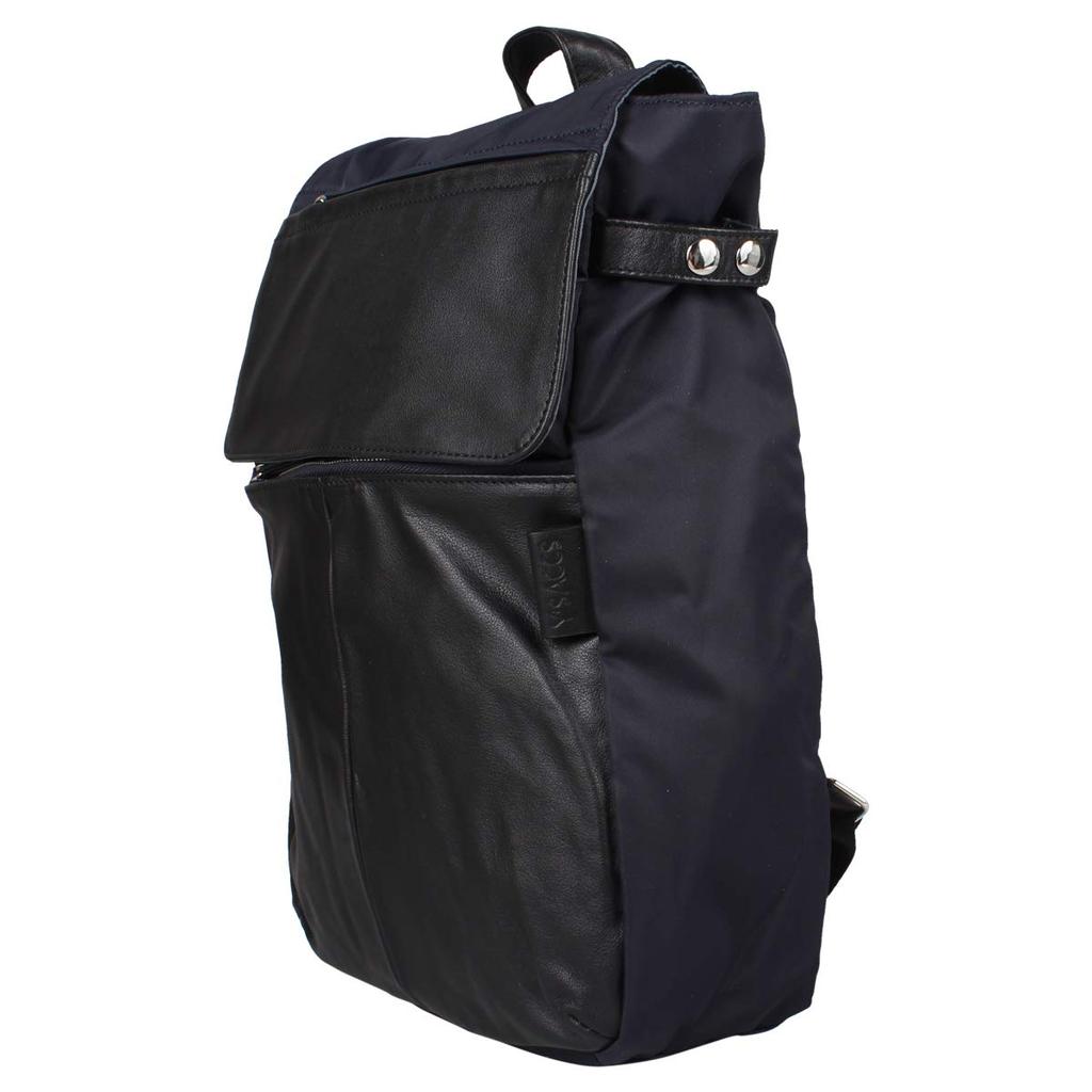NYLON COWHIDE RUCKSACK Rucksack Bag Backpack 2060446 Black [Isaac]