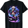 Anime Demon Girl Japanese Aesthetic Waifu Kawaii Otaku Art T-Shirt