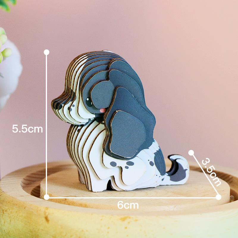 

Очаровательный 3D бумажный пазл с щенком: Интерактивная игра «Родитель-ребенок»