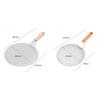 New 10/12 Inch Pizza Shovel with Wooden Handle Non Slip Pastry Tools Stainless Steel Pizza Peel Paddle Pizza Turning