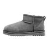 Henan Sangpo Women's Fleece-Lined Snow Boots - Thick-Soled Shearling, Zhou Dongyu Style, Pure Wool, Couple's Edition