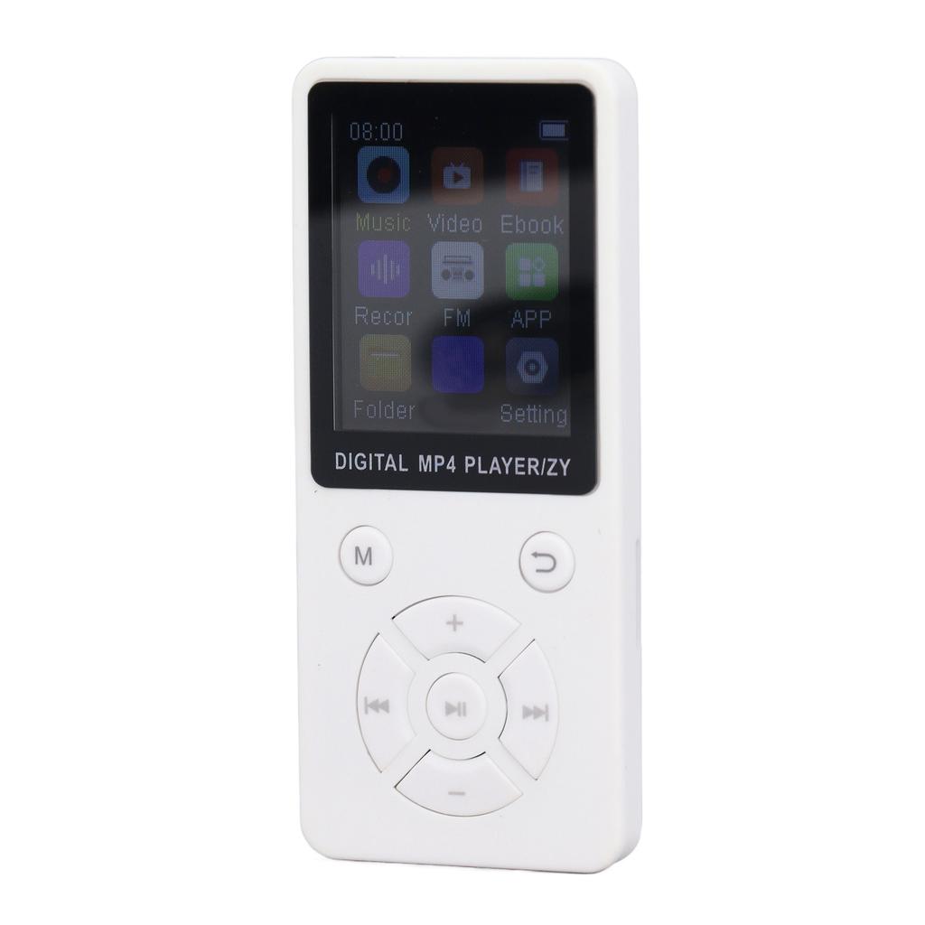 MP3 MP4 Player with Bluetooth 1.8 Inch LCD Color Screen HiFi Lossless Portable Music Player with Speaker Video Playback