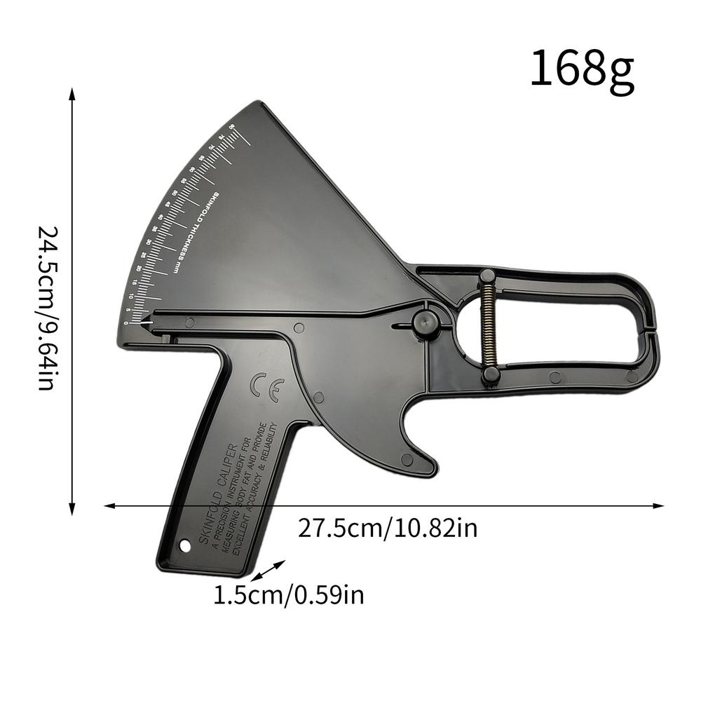 Fettmaß für den Körper 0-88mm Lightstuff Körper Hautfaltenmessschieber Professionell Tragbar Doppelfeder Fettmaßband Genau Handheld
