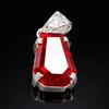 Natural Burmese Red Ruby Fancy Cut 19 Ct Pendant  Certified Loose Gemstone