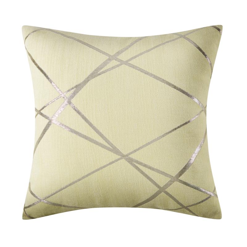 2PCS weiß grau Kissenbezug Sofa Home Dekoration geometrische Streifen ein Stil Kissenbezüge für Couch Büro 45X45