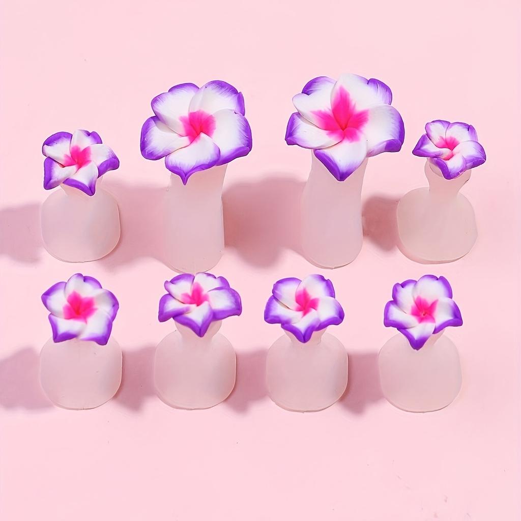 8 PCS Silicone Flower Nail Dividers Black Flower Petal Toe Separators Pedicure and Manicure Women s Flower Nail Art Stickers, Daily DIY Nail Care Tool