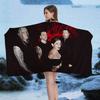 Metal Band E-Entheos Bath Towel Microfiber Soft Water Absorbing Breathable For Girl Kids Decorative Cartoon Beach Towel