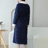 Women's  And Winter Couple Pajamas, Comfortable Cotton Velvet Nightgown, Lapel Warm And Comfortable Home Clothes Bathrobe