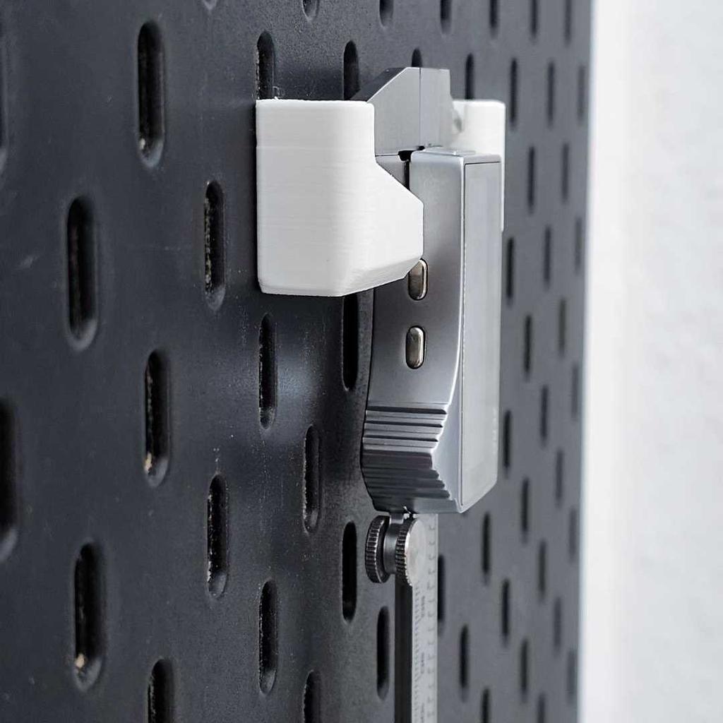 Pegboard Caliper Holder Digital Vernier Caliper Storage Rack Garage Workbench Tool Organizer