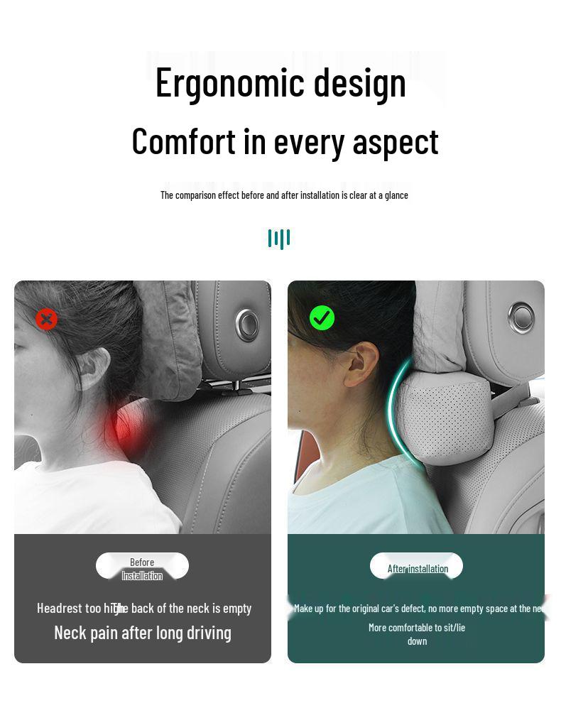 Compatible Neck and Head Support Pillow for Ideal L7/L8/L9 Car Seats