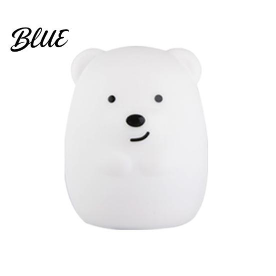 Night Light Rechargeable Touch Control Dimmable Rabbit/Bear Table Lamp Shape LED Desk for Bedroom
