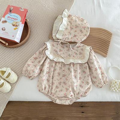 Bebek İlkbahar & Sonbahar Prenses Tulumu – Yenidoğan Kız Bebek Tulumu 100 Gün Kutlaması için.