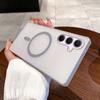 For Samsung Galaxy A56 5G Magnetic Case Compatible with MagSafe Frosted PC Phone Cover