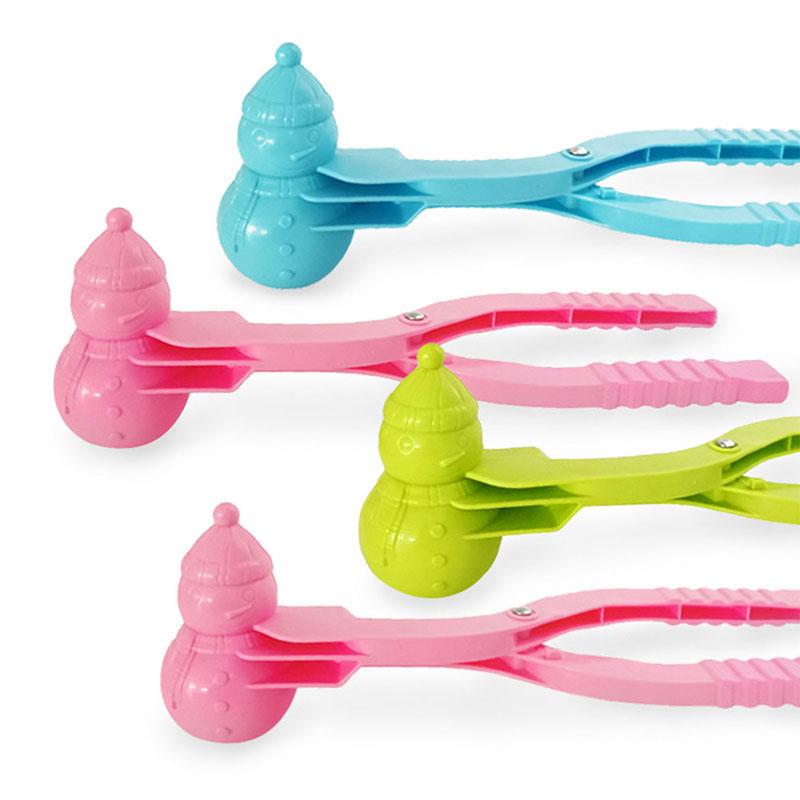 

Горячая Снежколеп Пластиковый Зажим Детские Уличные Игрушки Форма для Снежков Песка Игрушки для Боя Утка Снеговик Клипса Игрушка для Детей