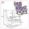 ARI Wing Chair, Scandinavian Rocking Chair, Family, Furniture for Grandma, Comfortable Photo