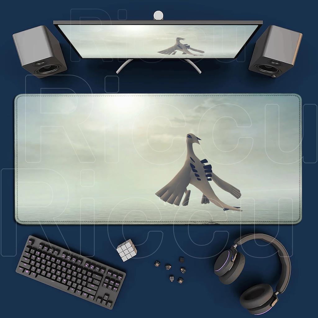 New Arrival Anime Mouse Pad PC Gamer Cabinet Mousepad Ppokemon Gengar Lugia Keyboard Rug Laptop Rubber Mat Desk Accessories XXL