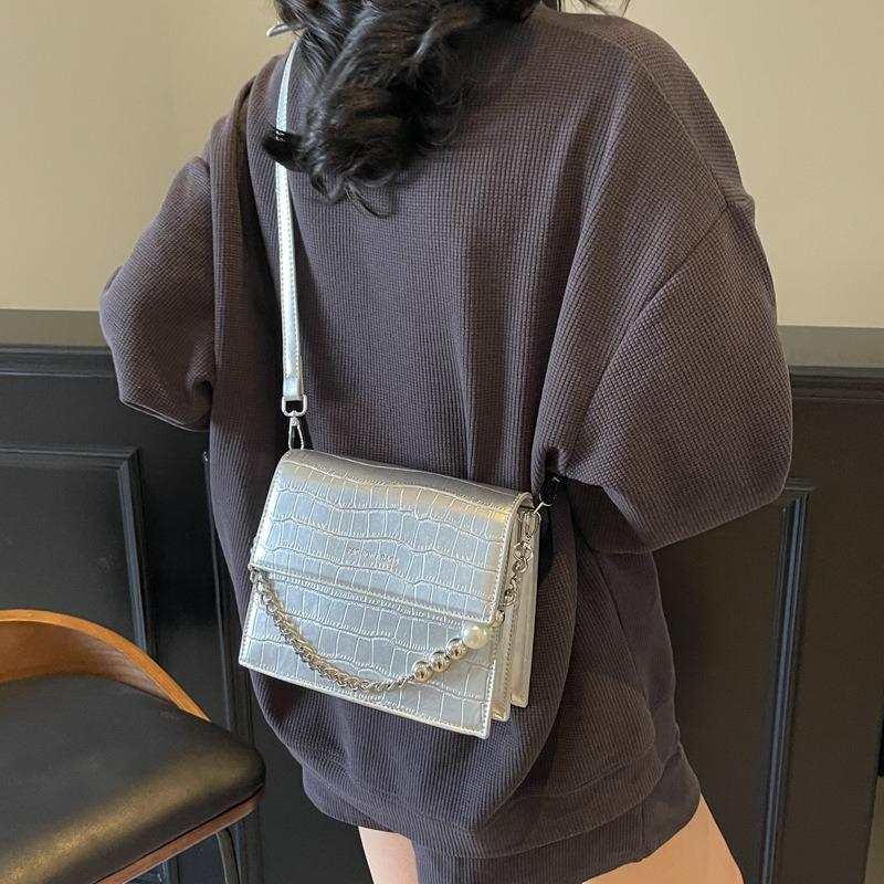 Nischen-Kettenhandtasche Damen neue Mode Umhängetasche vielseitige Messenger kleine quadratische Tasche