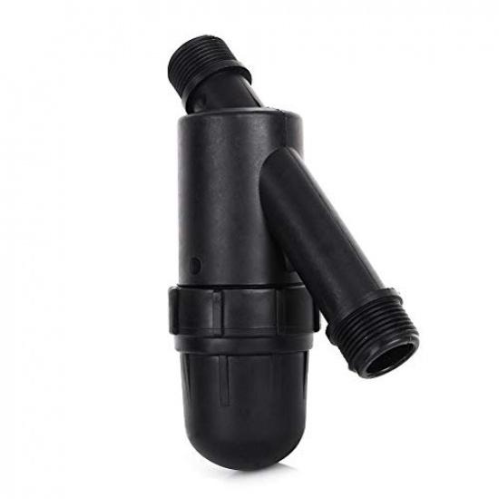 Drip Irrigation Filter, 3/4" Y Water Filter Strainer Stainless Steel Inline 120 Mesh Screen Filter Gardening Drip Irrigation Filter for Garden