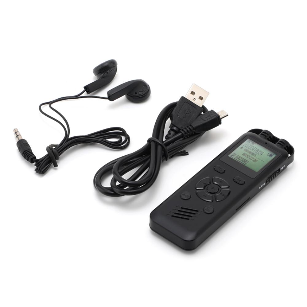 32GB Digital Voice Recorder Voice Activated Audio Recording Noise Reduction with Playback MP3 Music Player 572hrs Recording Device Support Password f