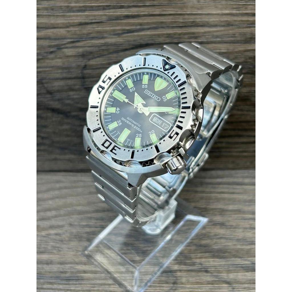 Used SEIKO Black Monster 7S26-0350 SKX779 with full set of accessories