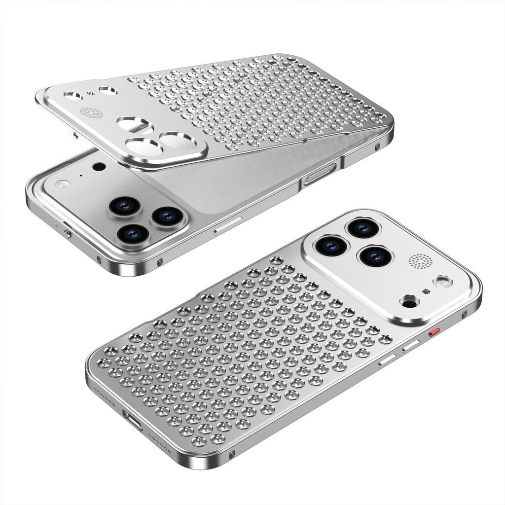 Cross-border Compatible Aroma Cooling Aluminum iPhone Case for 14/15/16/17 Pro Max