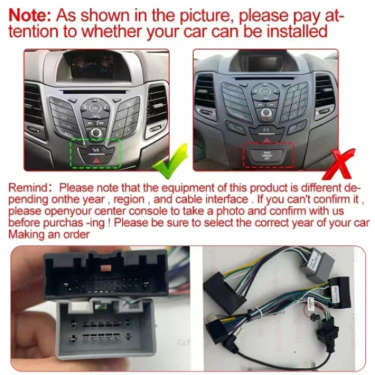 Ford Focus & Fiesta Android GPS Navigation with HD Reverse Camera & CarPlay